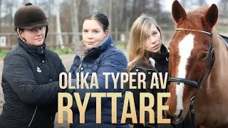 OLIKA TYPER AV RYTTARE