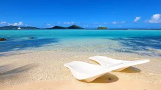 Cafe Beach: 3 Hours of Bora Bora Gentle Wave Sounds and Relaxing Ocean Ambience