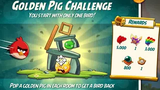 Angry birds 2 the golden pig challenge 28 apr 2024 with red #ab2 the golden pig challenge today
