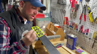 How to Repair Damaged Ski Base with P-Tex