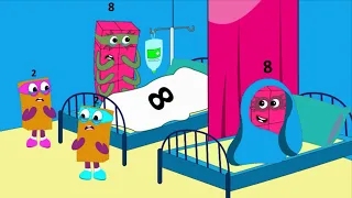 [ANIMATION STORY] Numberblocks 8 was pretend dead || Numberblocks animation fanmade