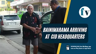 Opposition Leader Voreqe Bainimarama arrives at CID HQ  | 14/02/2023