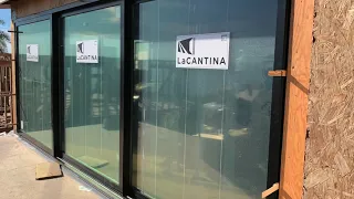 La Cantina Door Installation