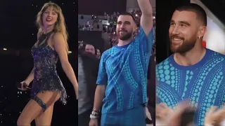 Travis Kelce REACTING To Taylor Swift at the Eras Tour Show for 3 Minutes straight...