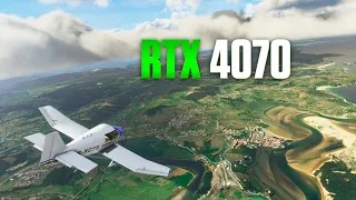 GeForce RTX 4070 - Microsoft Flight Simulator | 1440p - 4K - DLSS