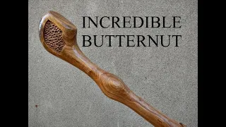 Butternut Walking Stick