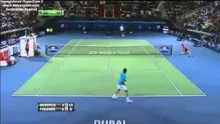 Roger Federer vs Tomas Berdych (1-2) Highlights - Match Point - ATP DUBAI 2013