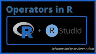 R Programming | Operators in R