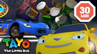 A Dizzying duel between racing cars | Tayo S6 English Episodes | Tayo the Little Bus