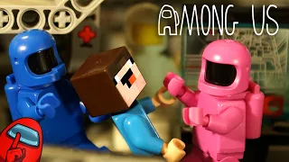 Among Us LEGO и НУБик Майнкрафт + Читы Амонг Ас