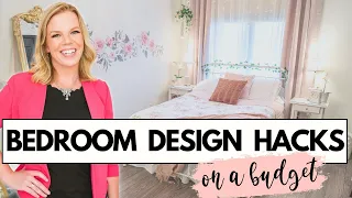 Small Bedroom Makeover! Design Hacks on a Budget!