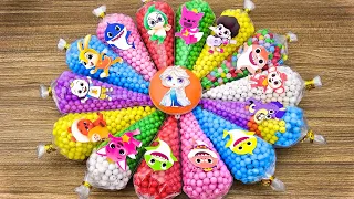 Baby Shark - Looking For All Beads With Baby Shark, Pinkfong Piping Bag Coloring! Satisfying ASMR