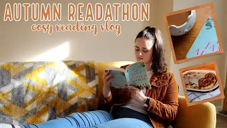 A COSY AUTUMN WEEKEND // fall into autumn readathon reading vlog