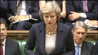 Theresa May's first PMQs: 20 July 2016