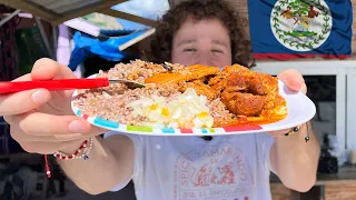 Tasting street food in BELIZE | A fascinating mix 🇧🇿🫔