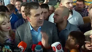 Зачем вернулся Саакашвили. Первая речь
