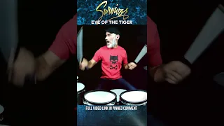 SURVIVOR - Eye Of The Tiger #MetalCover #DrumCover #shorts 11