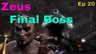 God of War III Remastered - Zeus Final Boss & Ending | Ep 20