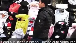 Grad auf Basar in Istanbul richtig gute Verkäufer