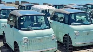 🚨 Italian Authorities Seize 134 Fiat Topolino EVs at Livorno Port!