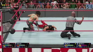WWE2K19 RAW THE IICONICS VS THE BELLA TWINS TOURNAMENT