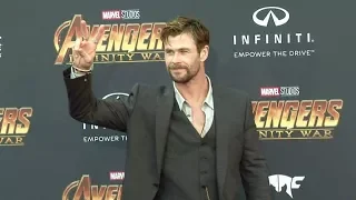 Chris Hemsworth at the Avengers Infinity War Premiere in Los Angeles