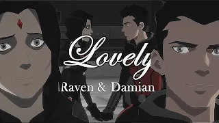 Raven & Damian (Damirae) - lovely [+ Apokolips War]