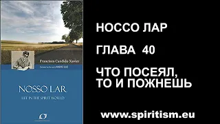 Глава 40. Шико Шавьер.  Носсо Лар.  Наш Дом.  Аудио Книга