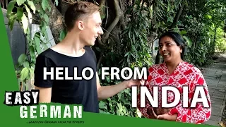 Manuel says Hello from India | Easy German 220