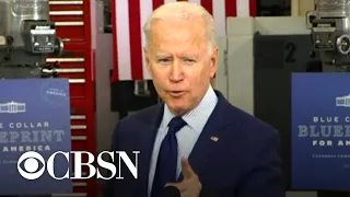 Biden says "I believe this is our moment to rebuild an economy"