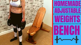 DIY Weights Bench, How To Build An Adjustable Bench (Homemade Gym Bench)