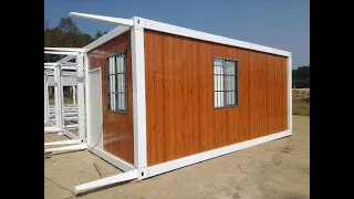 prefab shipping container house homes frame installation video