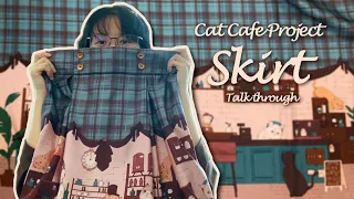 Explaining Cat Café Lolita Skirt