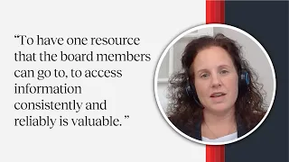 Hear how Heidi Shedler uses Diligent for Board and Committee Effectiveness