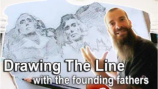 Drawing Mt.Rushmore in Pencil, Painting a Landscape in Oils. VanLife Projects. Cesar Santos vlog 106