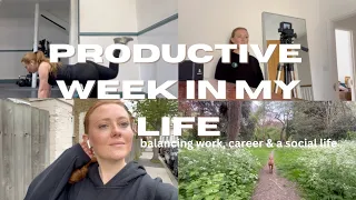 Productive Week In My Life! ~ new workout routines, THE BEST smoothie recipe ~ weekly vlog