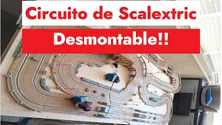 🏠 Circuito casero de Scalextric desmontable