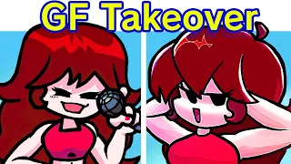 Friday Night Funkin' GIRLFRIEND TAKES OVER | Just a GF Mod (FNF Mod/Hard)