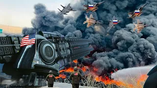 Russia's Biggest Defeat! 500 Next Generation fighter jets were brutally shot down by America