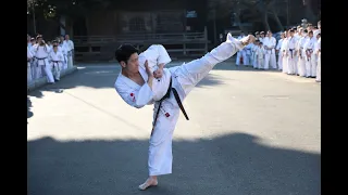 【新極真会 空手】SHINKYOKUSHINKAI KARATE  Amazing KATA DEMONSTRATION 2024年鏡開き稽古・奉納演武型　渡邊大士　田中利奈　Martial arts