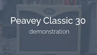 Peavey Classic 30 Demo (No Talking)