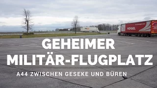 Secret airfield on the A44 motorway | Germany