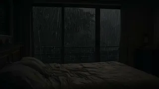 Усните мгновенно за 3 минуты под сильный дождь в лесу - Спите и расслабьтесь под шум дождя за окном