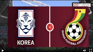 🔴 SOUTH KOREA vs GHANA | FIFA WORLD CUP QATAR 2022 || WITH SCORE