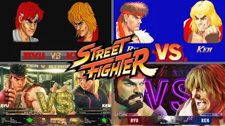 Over 35 Years of Ryu vs Ken