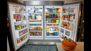 Refrigerator Organizing Vlog | Step by Step | Clean and Restock | Relaxing Video