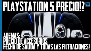 PlayStation 5 Precio y Fecha de Salida de la consola, Accesorios y todas las Filtraciones 😮