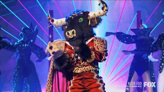 The Masked Singer 6   The Bull sings Train's Drops of Jupiter