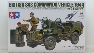 TAMIYA 1/35 BRITISH SAS COMMANDO VEHICLE 1944 Kit Review