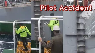 Ship Pilot Accident | Accident occurred During Pilot Embarkation |  @Bad Weather